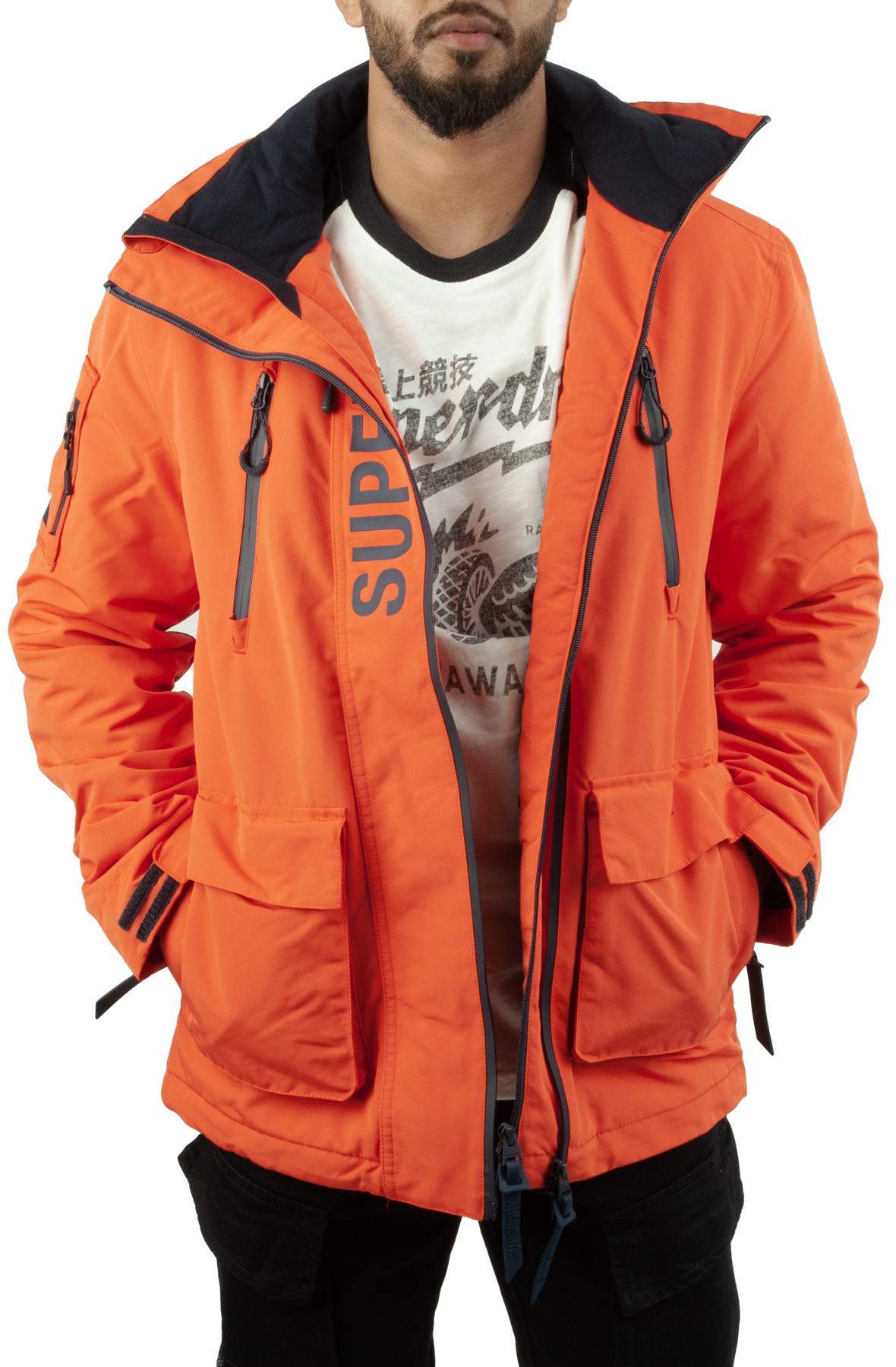 Women's Hooded Ultimate SD-Windcheater Jacket in Bold Orange/rich