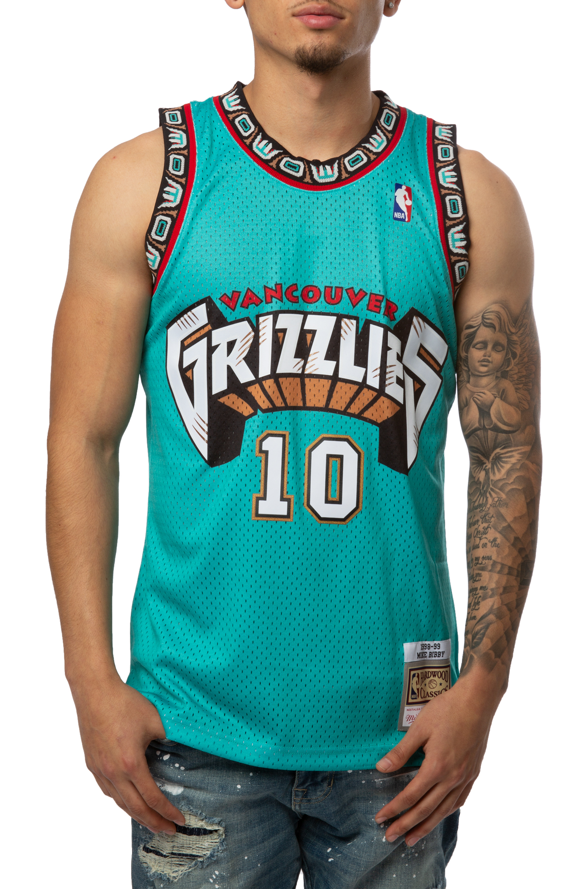 Mitchell & Ness Vancouver Grizzlies Mike Bibby 1998-99