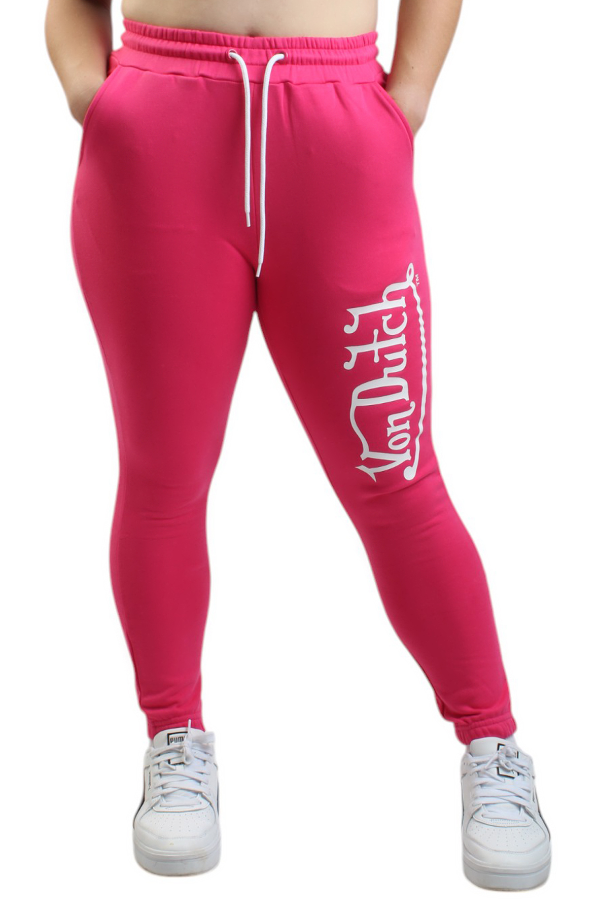 Graphic Sweatpants Von Dutch Jogging Pants VONDUTCH Women Cotton