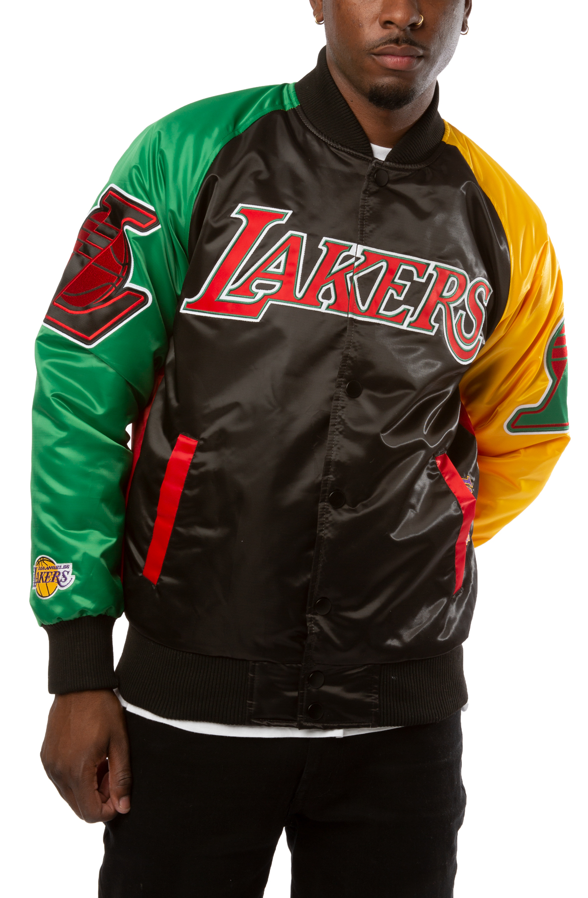 STARTER Los Angeles Lakers White Red Jacket LS230572-LLK - Karmaloop