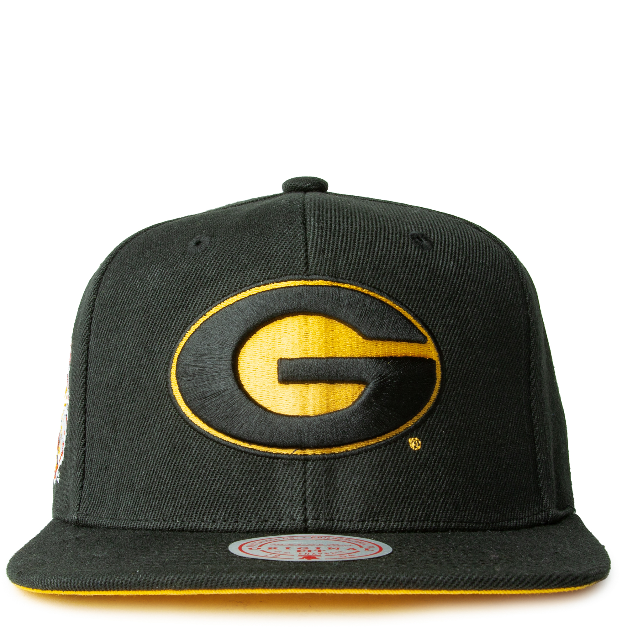 Green Bay Packers New Era Retro Title 9FIFTY Snapback Hat - White/Green