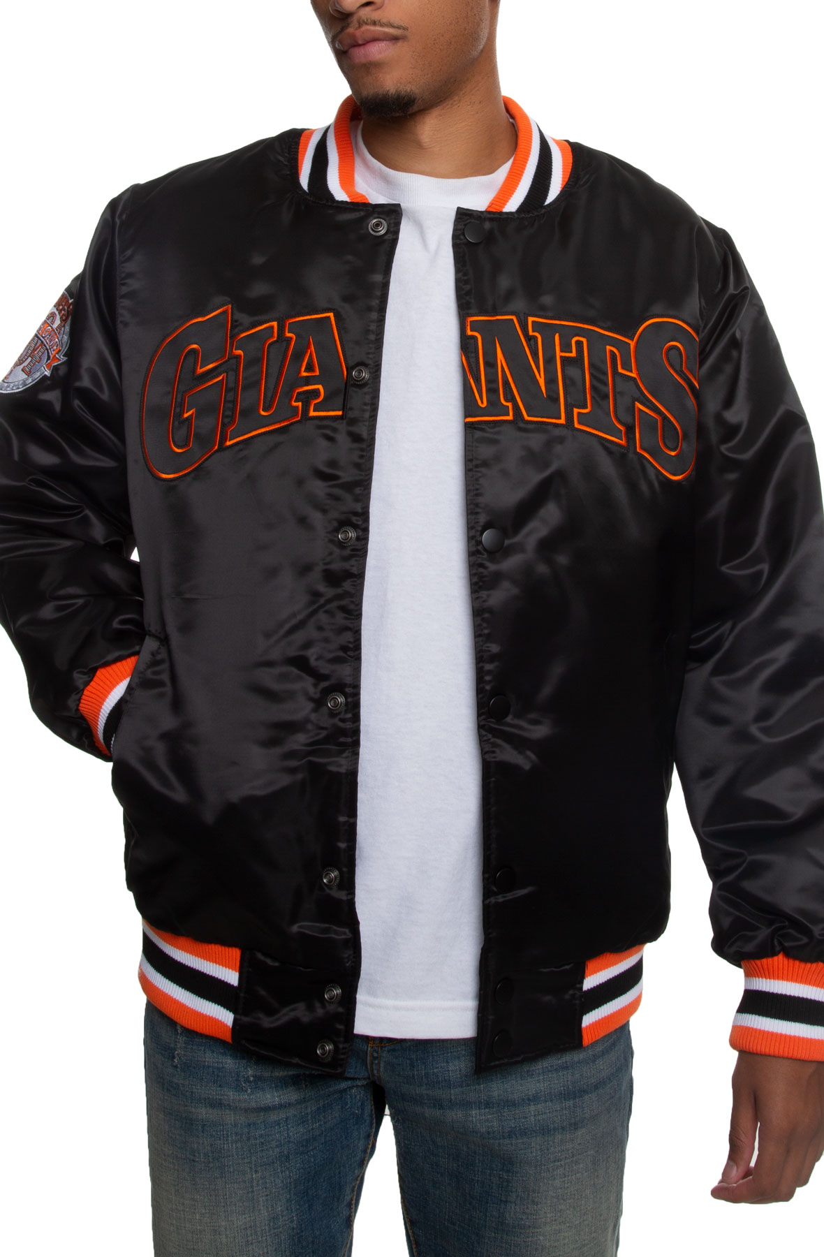 Women's Starter Orange San Francisco Giants The Legend Full-Snap Jacket