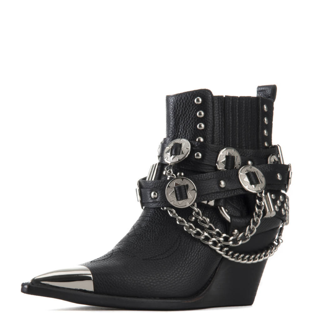 JEFFREY CAMPBELL Jeffrey Campbell for Women: Hawthorn Black Wedge