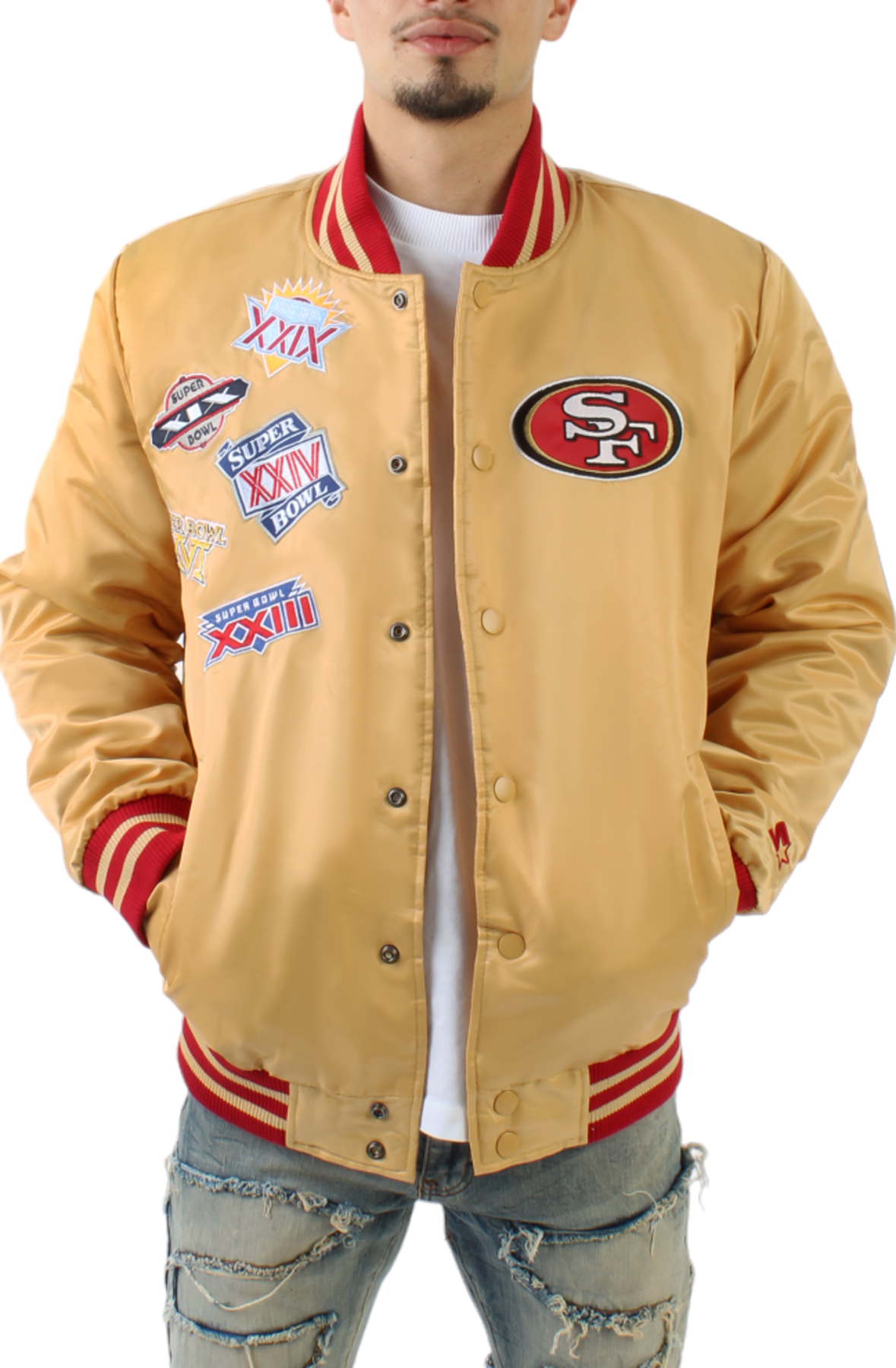 49ers SF Super Bowl Letterman Jacket