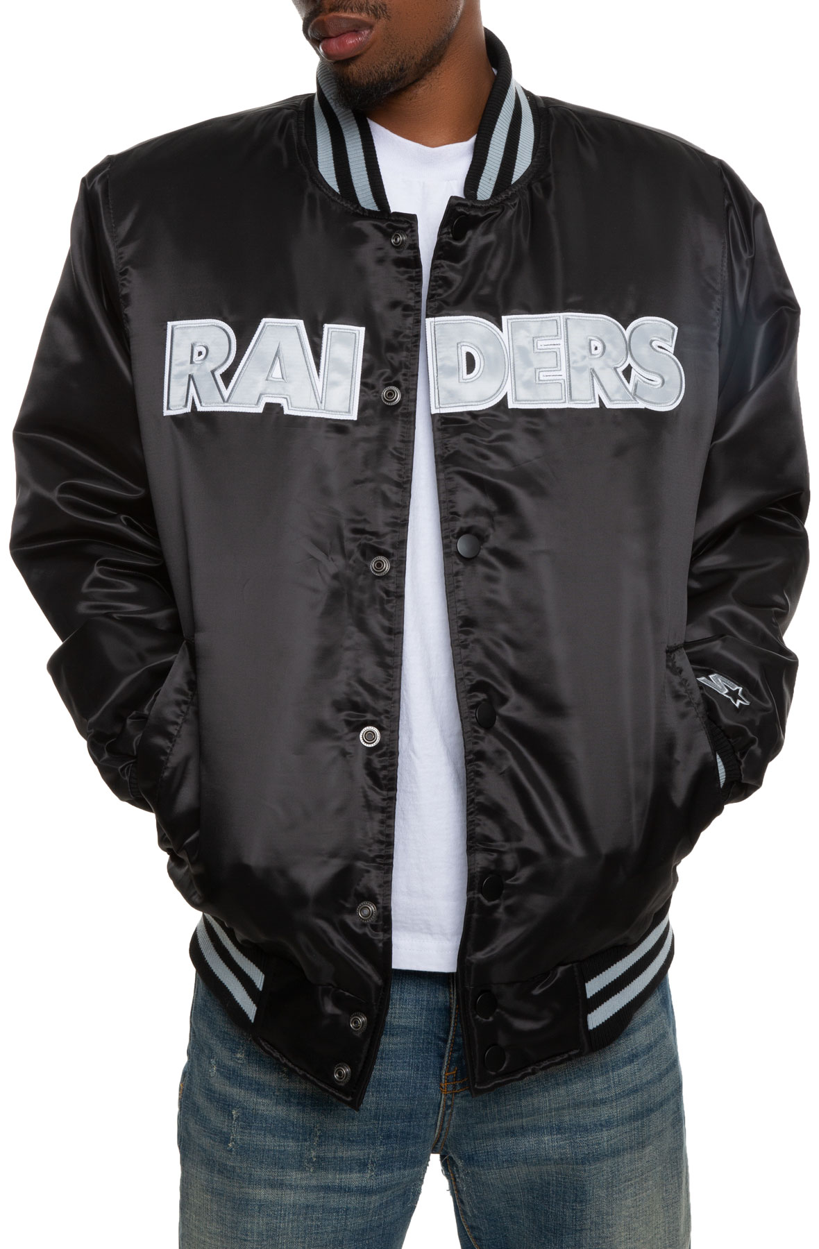 専用 STARTER×RAIDERS ロサンゼルス レイダース ボア ジャケット