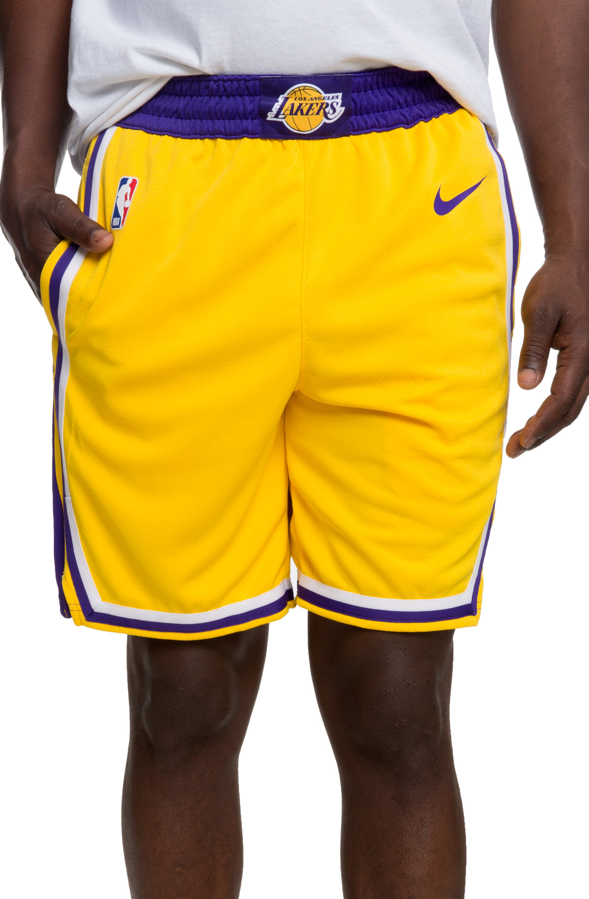 NIKE Los Angeles Lakers City Edition Shorts BV5873 728 - Shiekh