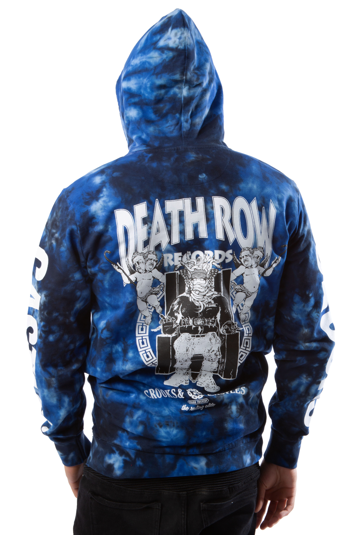 トップス Crooks&Castles DeathRow Setup Crooks & Castles x Death Row T-Shirt Mens Small Black Crew