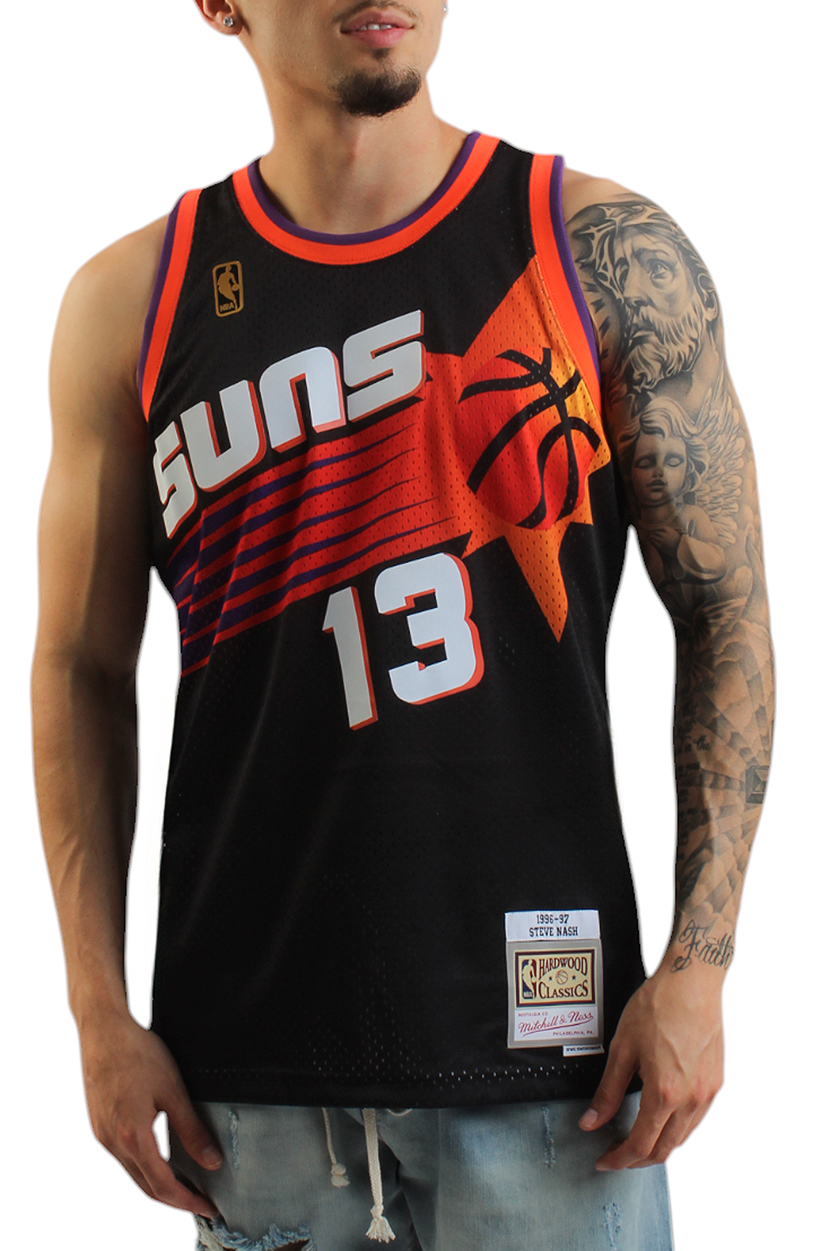 バスケットボール Mitchell &amp; Ness - MITCHELL&amp;NESS SUNS NASH AUTHENTIC Amazon.com : Mitchell & Ness AUTHENTIC Steve Nash #13 1996