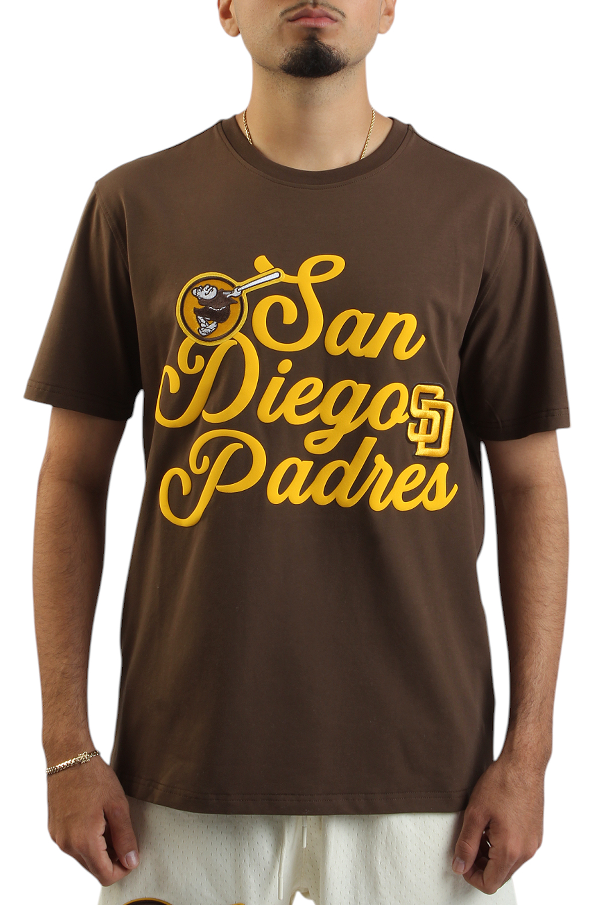 PRO STANDARD MLB San Diego Padres Souvenir T-Shirt LSP1314870-BRN