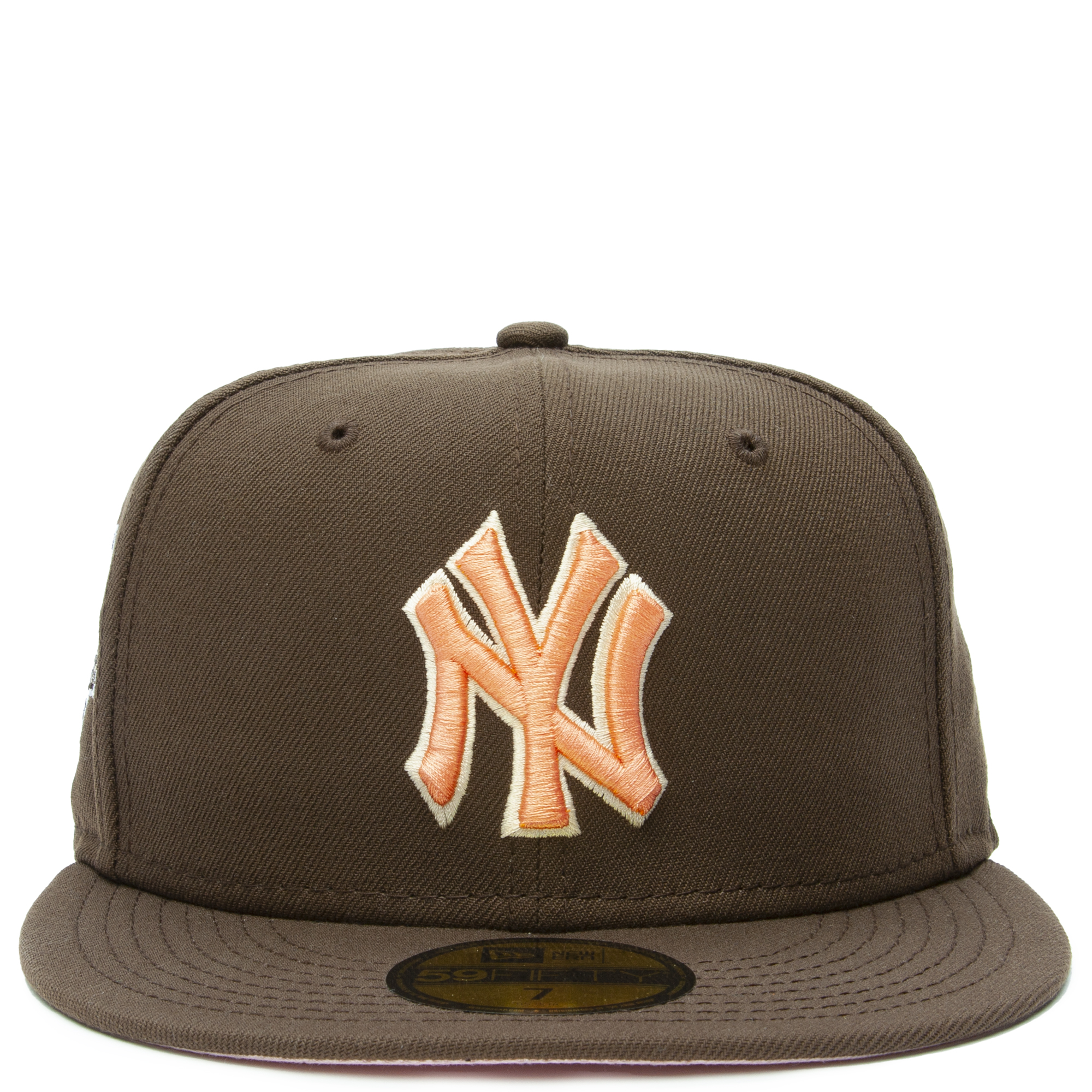 new york yankees fitted hats brown