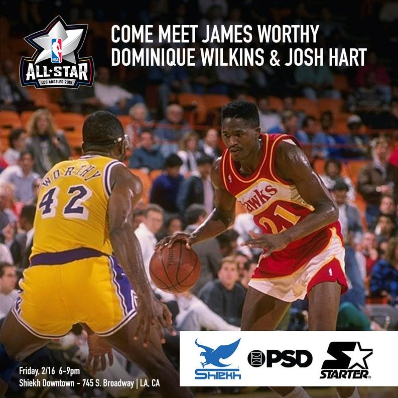 Meet James Worth Dominique Wilkins & Josh Hart