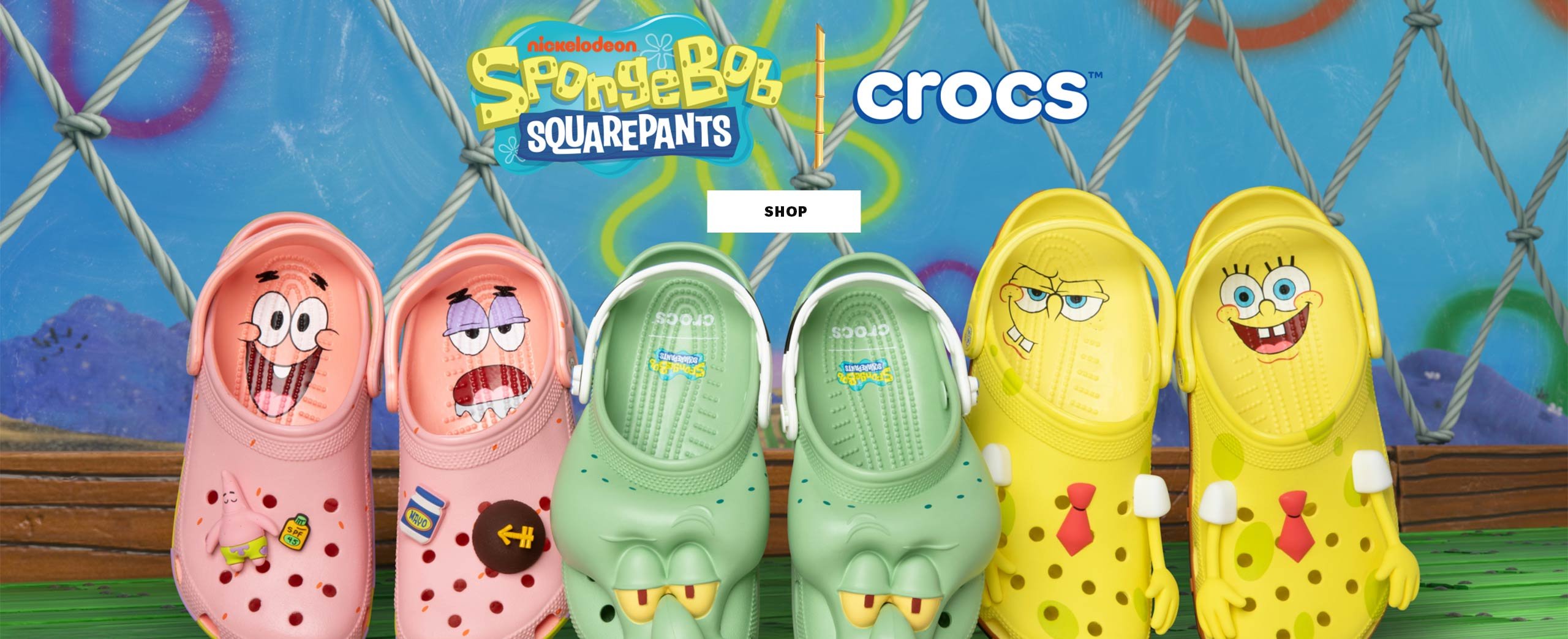 Shop Crocs x Spongebob