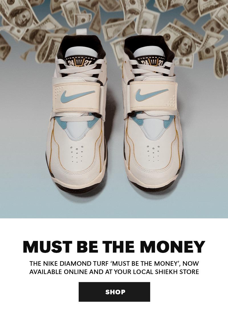 Shop NIKE AIR DIAMOND TURF “MUST BE THE MONEY”