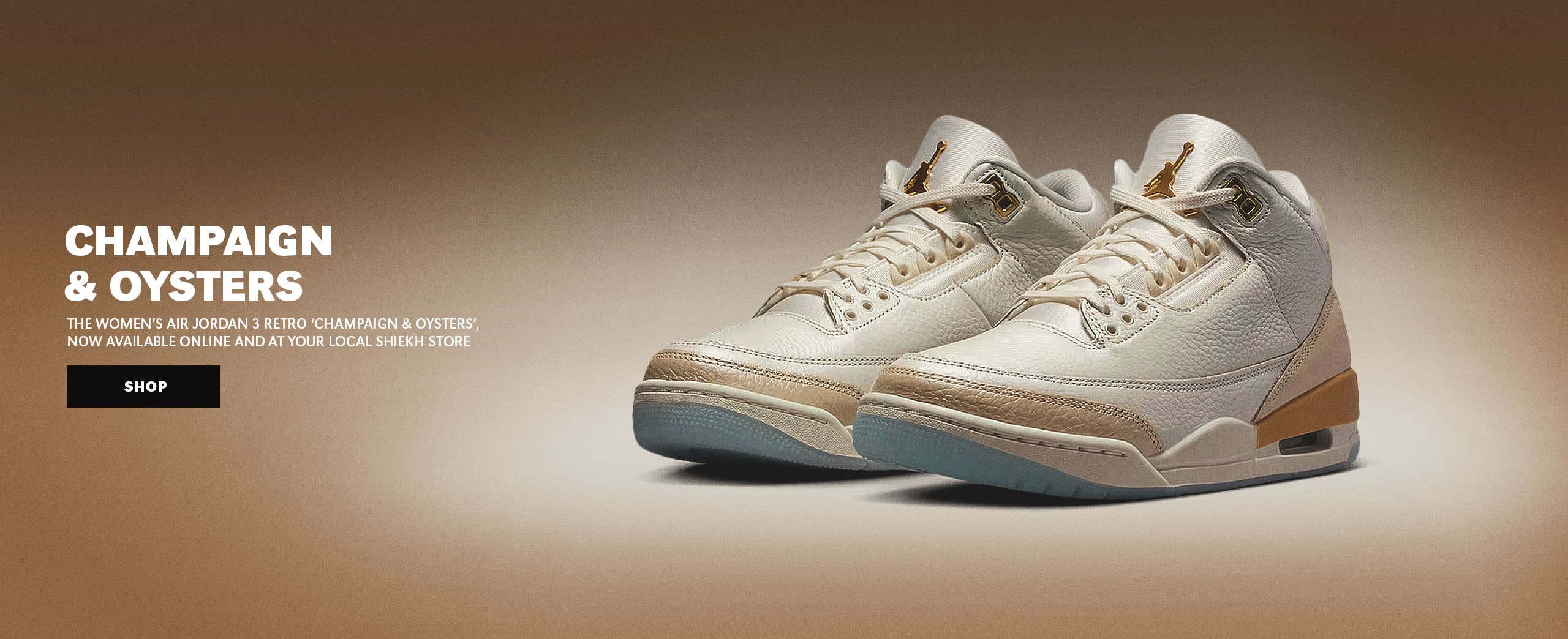 Shop AIR JORDAN 3 RETRO CHAMPAGNE AND OYSTERS