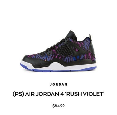 air jordan 4 retro rush violet