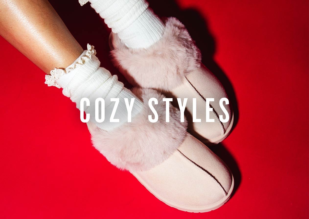 Cozy Styles, Cozy Boots, Slippers, Fur Boots, Suede, Slip on