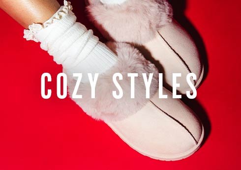 Cozy Styles, Cozy Boots, Slippers, Fur Boots, Suede, Slip on